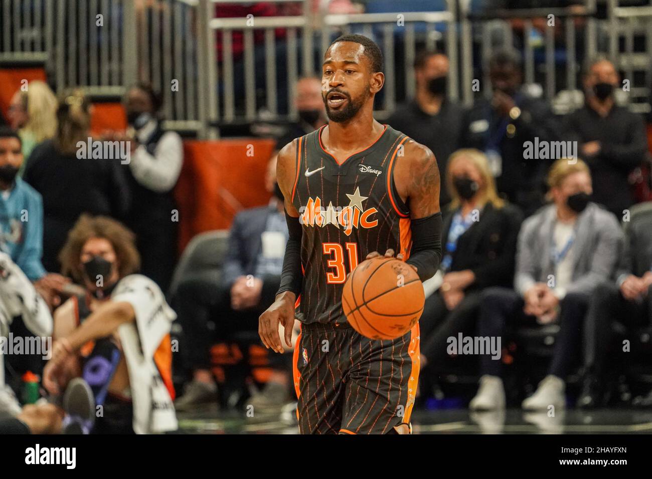 Orlando, Florida, USA, 15. Dezember 2021, Orlando Magic Forward Terrence Ross #31 im Amway Center. (Foto: Marty Jean-Louis) Stockfoto