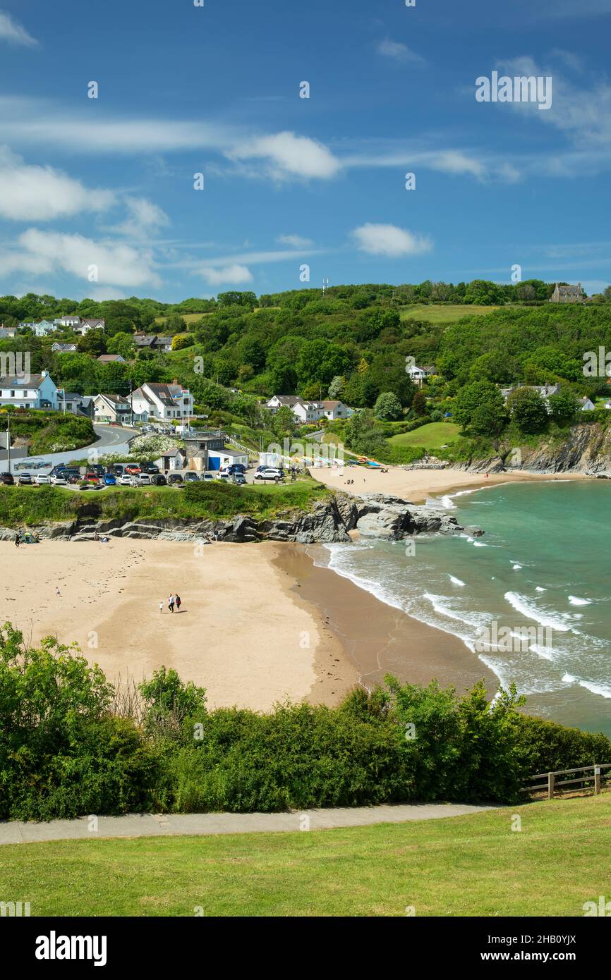 Aberporth Beach, Aberporth, Cardigan Bay, Ceredigion, Wales, Großbritannien, Europa Stockfoto
