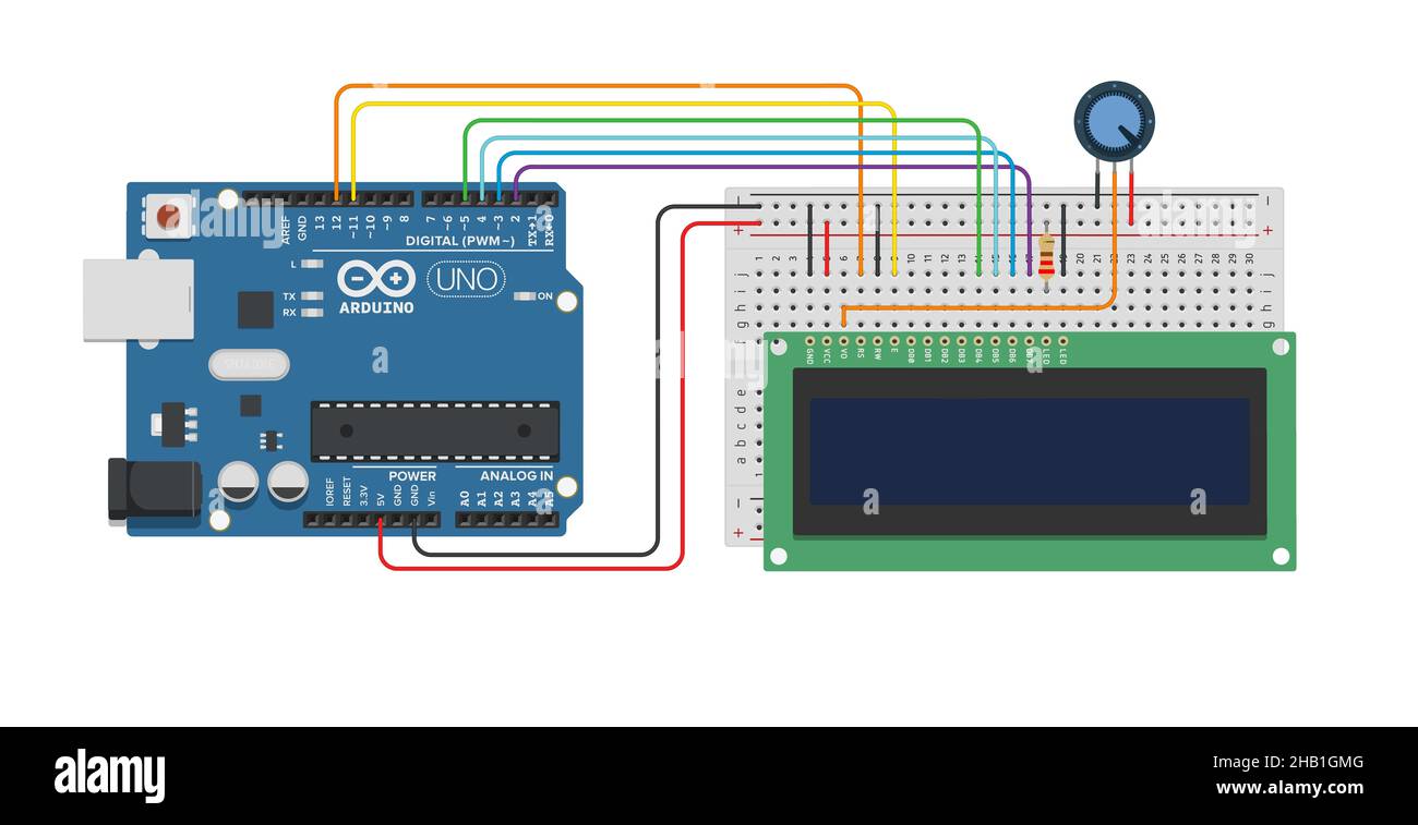 Arduino Lcd Stockfotos und -bilder Kaufen - Alamy