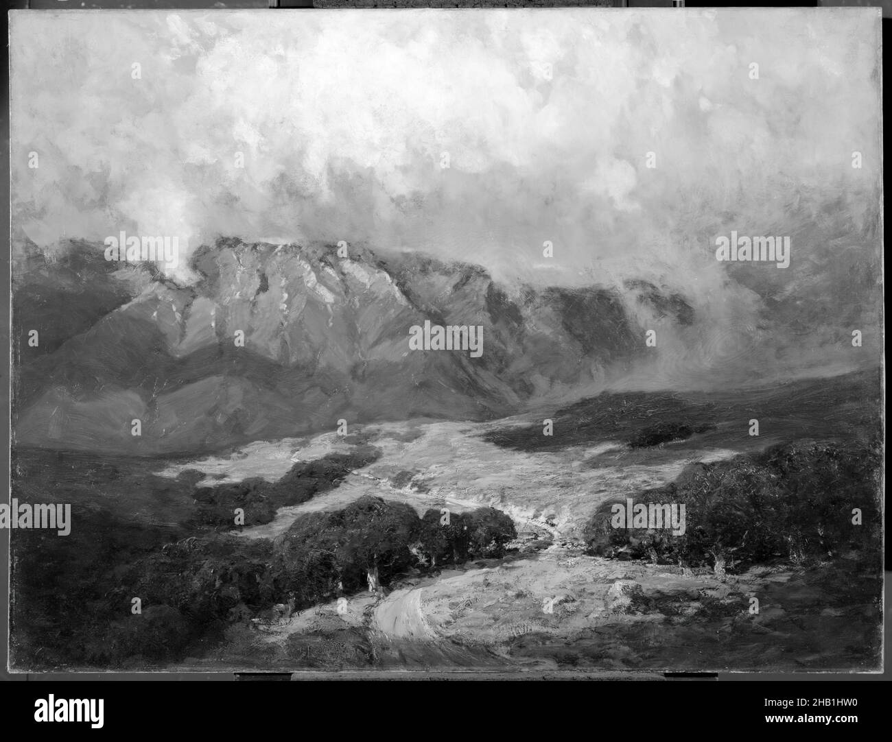 Landschaft, Julian Walbridge Rix, Amerikaner, 1850-1903, Öl auf Leinwand, 1901, 31 15/16 x 41 15/16 Zoll, 81,2 x 106,5 cm Stockfoto