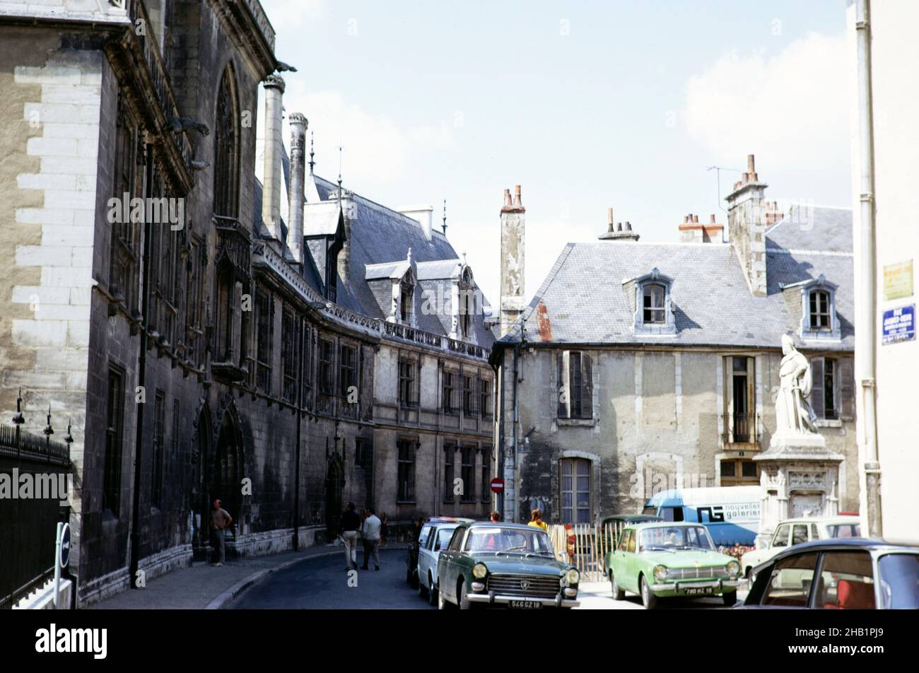 Jacques Coeur Palais, Bourges, Frankreich 1971 Stockfoto