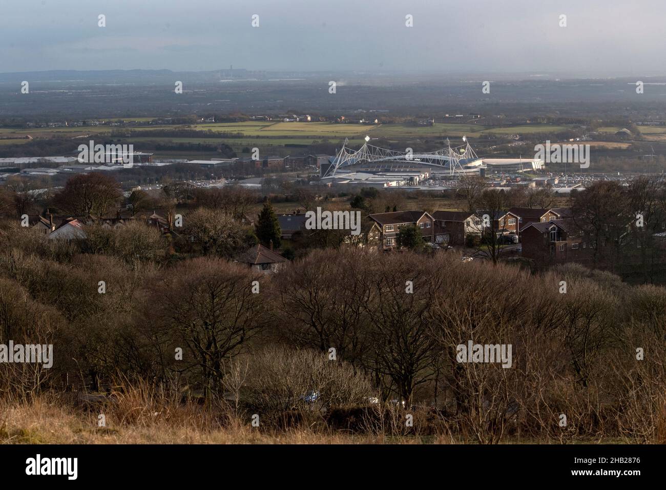 Allgemeine Ansicht der Längestrich Stadion Stockfoto