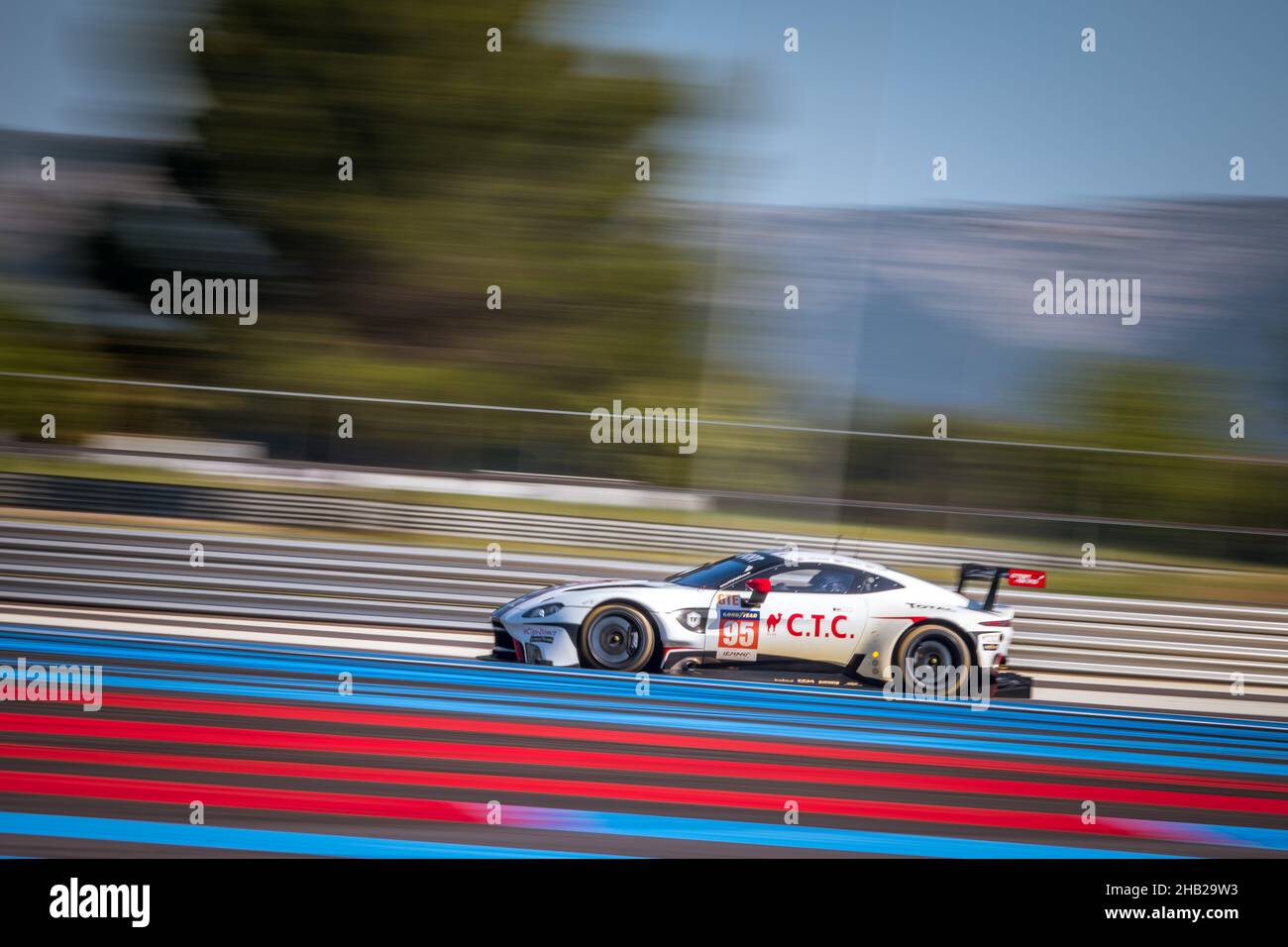 95, TF SPORT, GBR, Aston Martin Vantage AMR, John Hartshorne (GBR), Ross Gunn (GBR), Oliver Hancock (GBR) 2021 European Le Mans Series, Le Castellet, Stockfoto