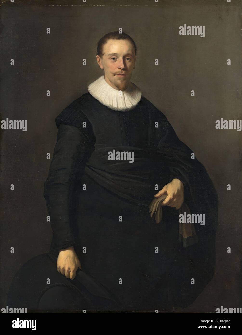 Porträt eines Mannes, Jacob Adriaensz Backer, c. 1636 Stockfoto