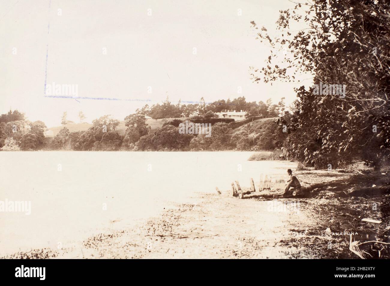 Lake Takapuna, Muir & Moodie Studio, Fotostudio, Anfang des 20. Jahrhunderts, Dunedin, Fotografie Stockfoto