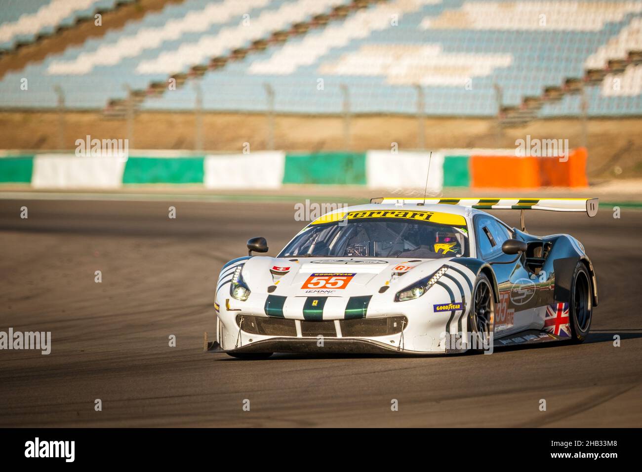 #55, SPIRIT OF RACE, CHE, Ferrari 488 GTE EVO, Duncan Cameron (GBR), Matthew Griffin (IRL), David Perel (ZAF) 2021 European Le Mans Series, Portimao, Stockfoto