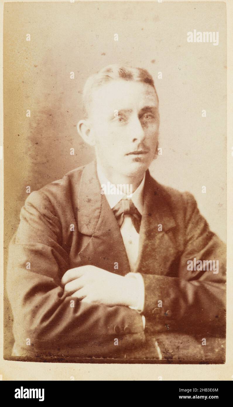 Man, Burton Brothers Studio, 1860s, Dunedin Stockfoto