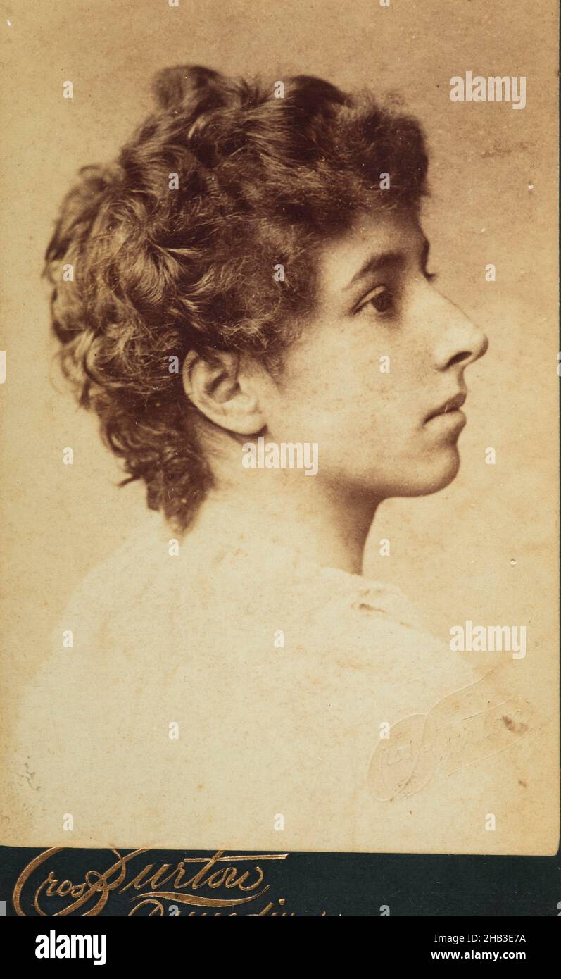 Woman, Burton Brothers Studio, Photography Studio, 1880s, Dunedin Stockfoto
