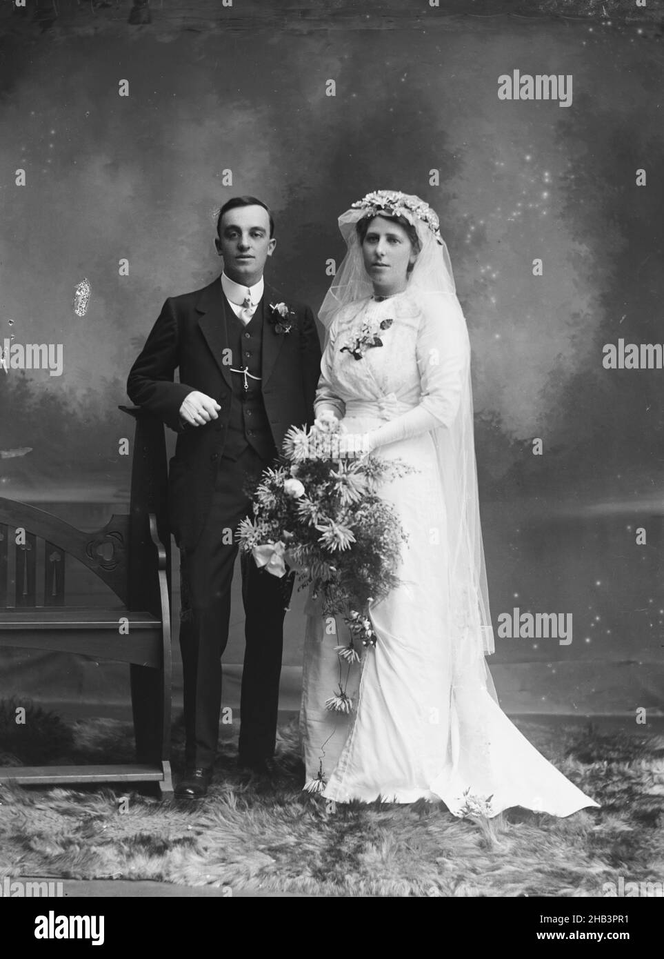 Johnson 18, Berry & Co, um 1920, Wellington Stockfoto