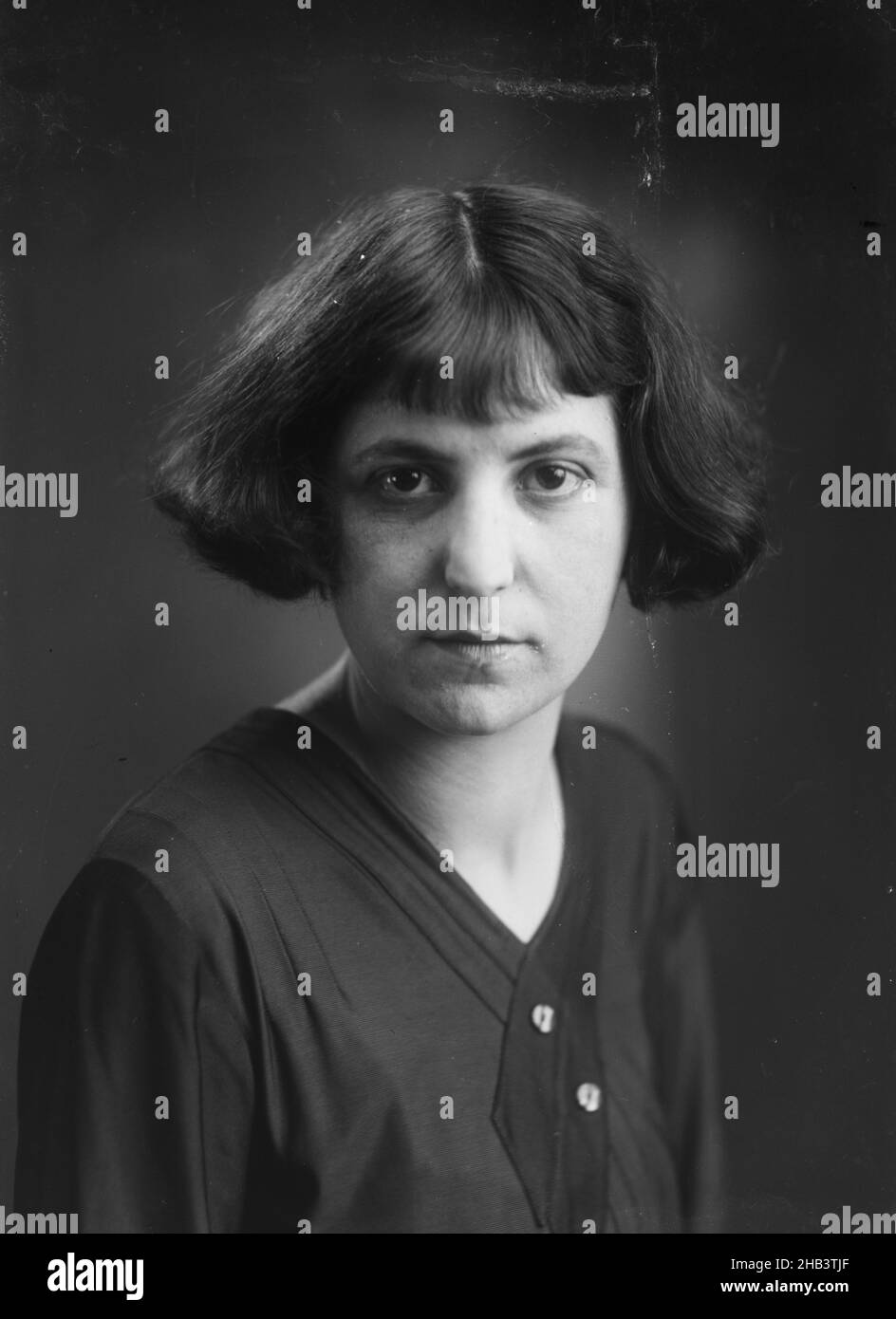 Porträt einer Frau, Berry & Co, Fotografin, um 1920s, Wellington Stockfoto