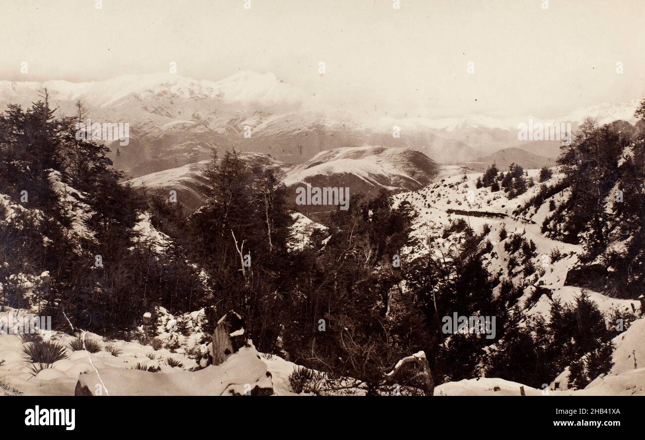 Macetown, Burton Brothers Studio, 1870-1880s, Otago Stockfoto