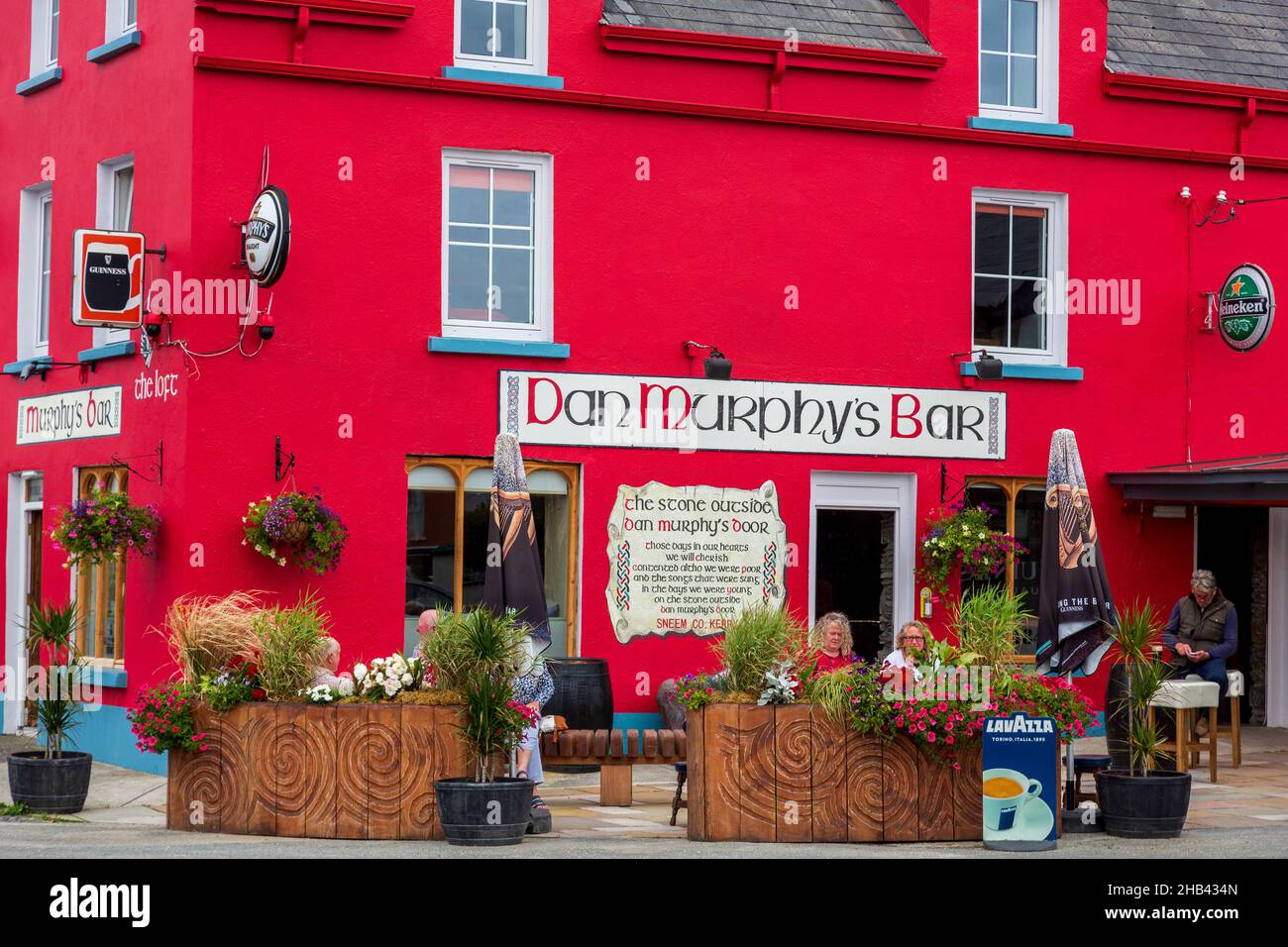 Dan Murphy's Bar, Sneem Village, County Kerry, Irland Stockfoto