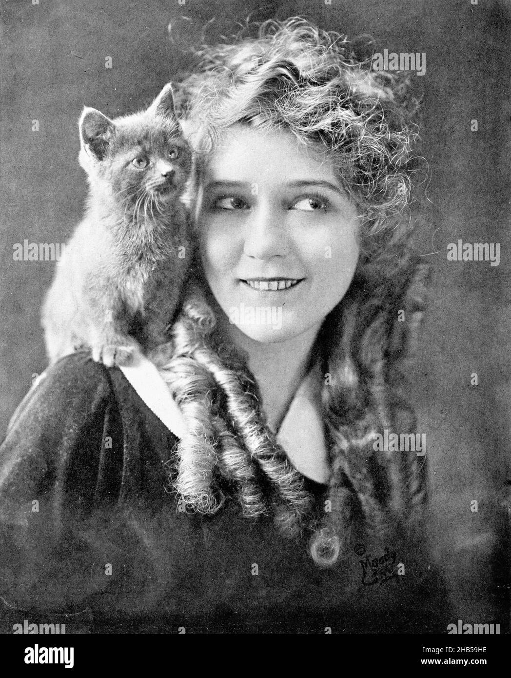 Mary Pickford Foto aus dem Photo-Play Journal - Juni 1916 - Fotograf Rufus Porter Moody Stockfoto