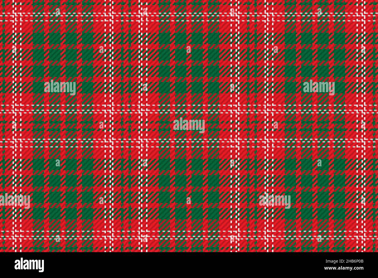 Nahtloses Muster aus schottischem Tartan-Karo. Wiederholbarer Hintergrund mit Check-Fabric-Textur. Flache Vektor-Kulisse mit gestreiftem Textildruck. Stock Vektor