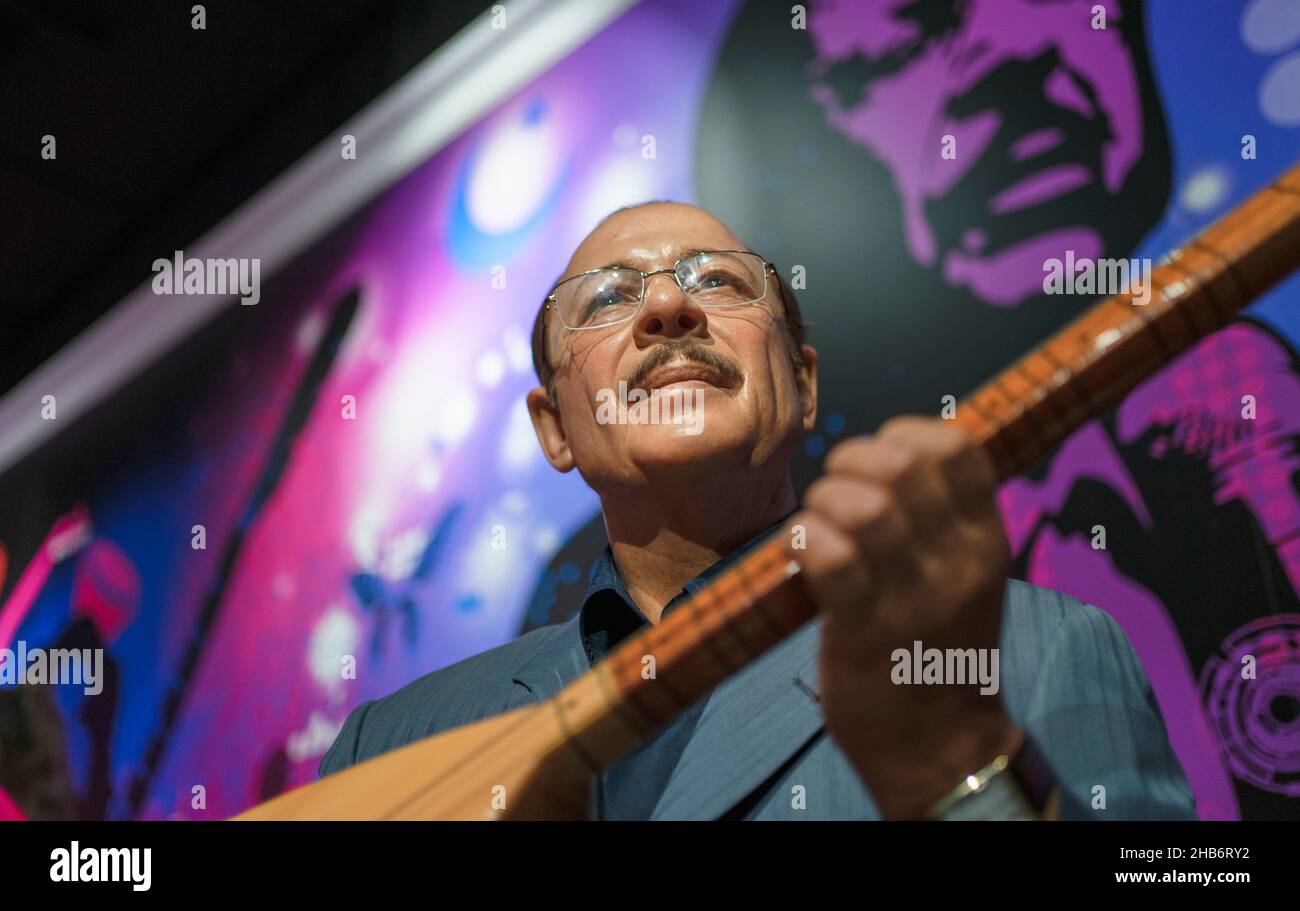 Neset Ertas Wachsfigur im Madame Tussauds Istanbul. Stockfoto