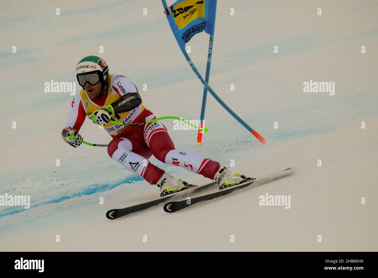 Gröden, Italien. 17th Dez 2021. Vincent Kriechmayr (AUT) während des FIS Ski World Cup 2021 - Männer Super-G, alpines Skirennen in Gröden, Italien, Dezember 17 2021 Quelle: Independent Photo Agency/Alamy Live News Stockfoto