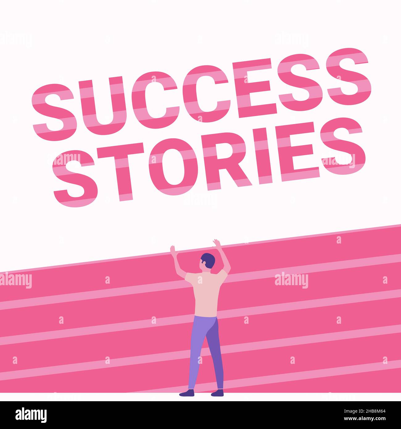 Handschriftlich Zeichen Erfolgsgeschichten. Geschäftskonzept Leben der Regel Modelle, wie er begann, um seinen Tod Athletic man auf Track Field Raising stehen Stockfoto