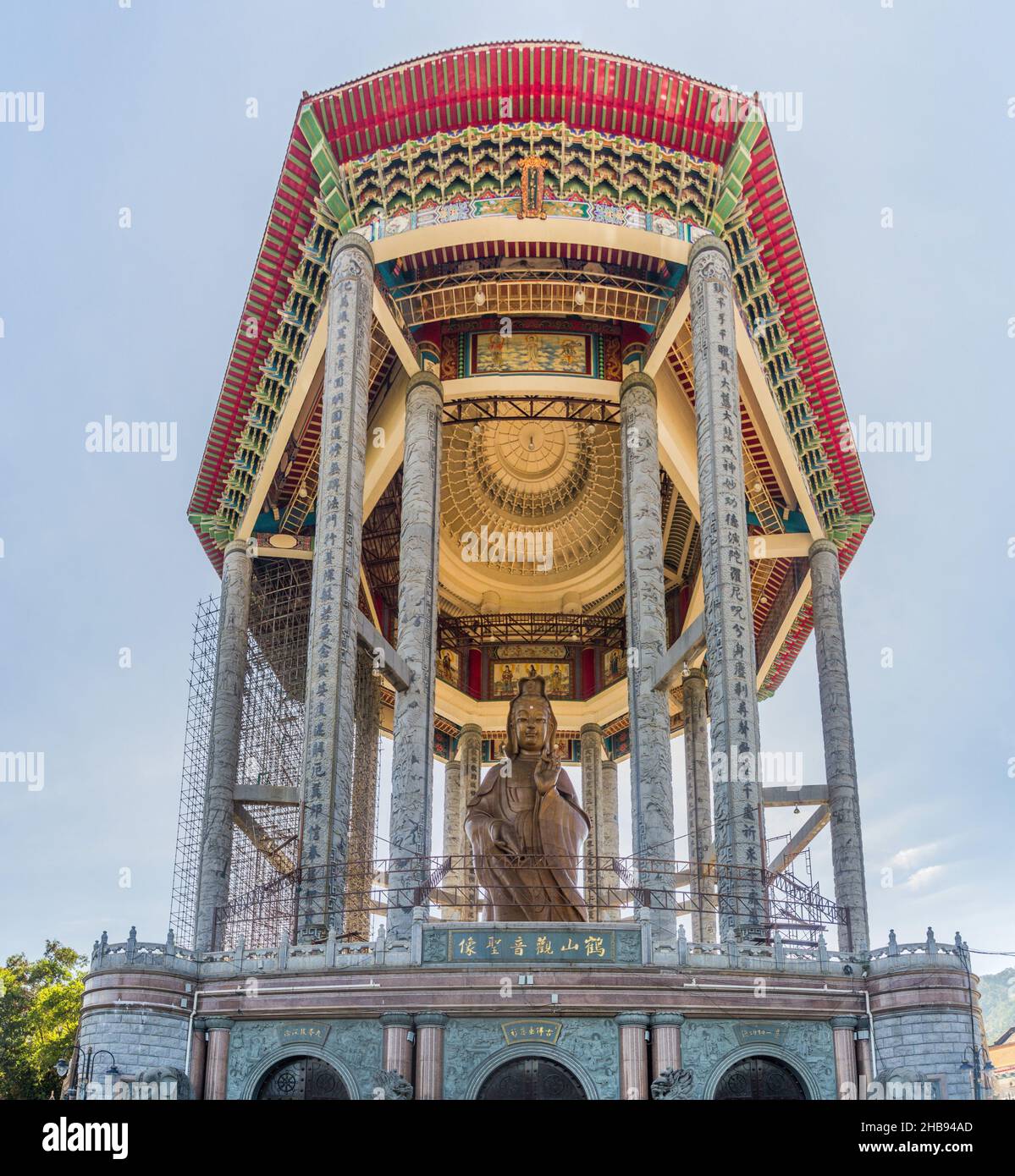 Tempel der höchsten Glückseligkeit (Guan Yin Statue) in Penang, Malaysia Stockfoto