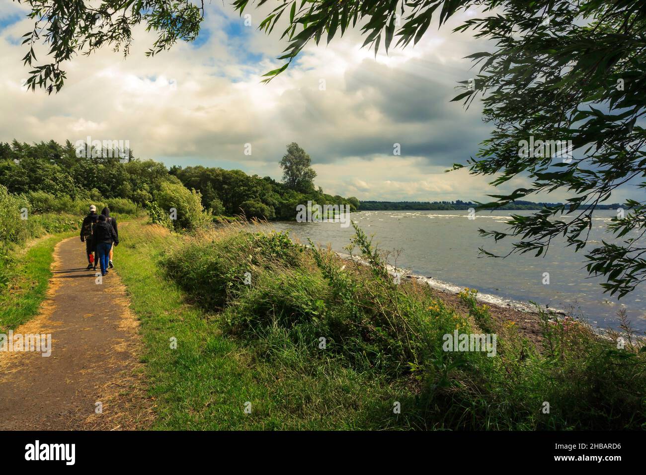 Blick auf den Lough Neagh in Nordirland Stockfoto