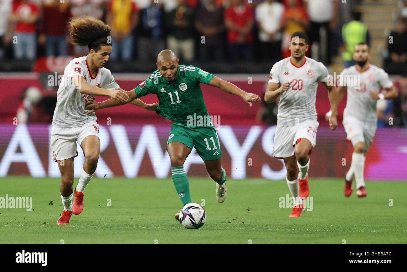 Fußball - arabischer Pokal - Finale - Tunesien gegen Algerien - Al Bayt  Stadium, Al Khor, Katar - 18. Dezember 2021