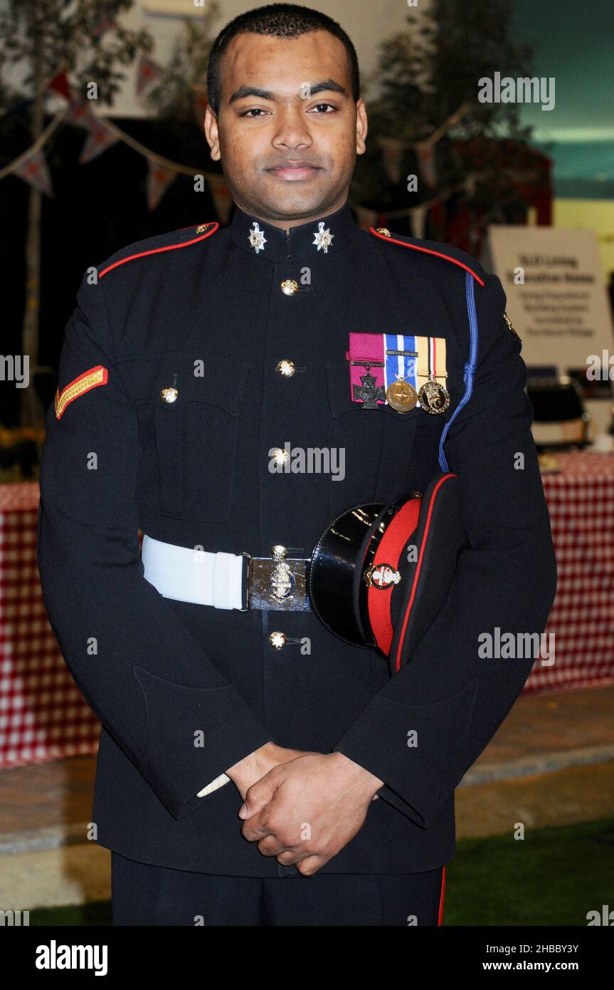 Lance Corporal Johnson Beharry, Ideal Home Show, Earls Court, London, Großbritannien Stockfoto