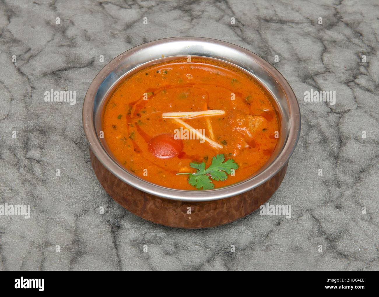 Kala Channa ghosht indisches Essen Stockfoto