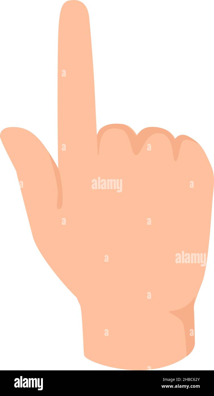 Zeiger Finger Erhobene rechte hand zeigt -Fotos und -Bildmaterial in hoher Auflösung ...