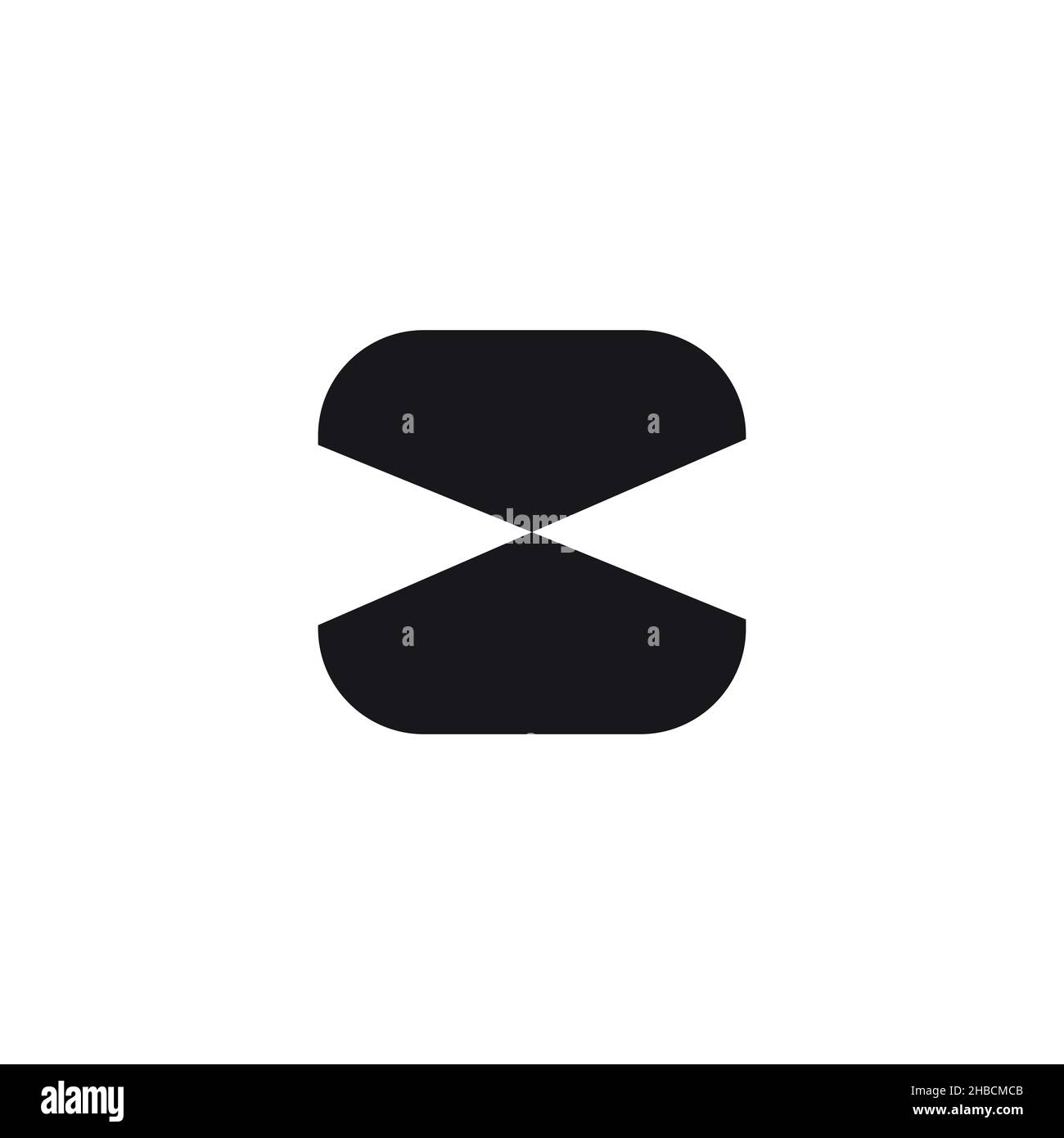 Sanduhr-Symbol. Einfache Stil Veranstaltung großen Verkauf Poster Hintergrund-Symbol. Logo-Design-Element. T-Shirt-Druck. Vektor für Aufkleber. Stock Vektor