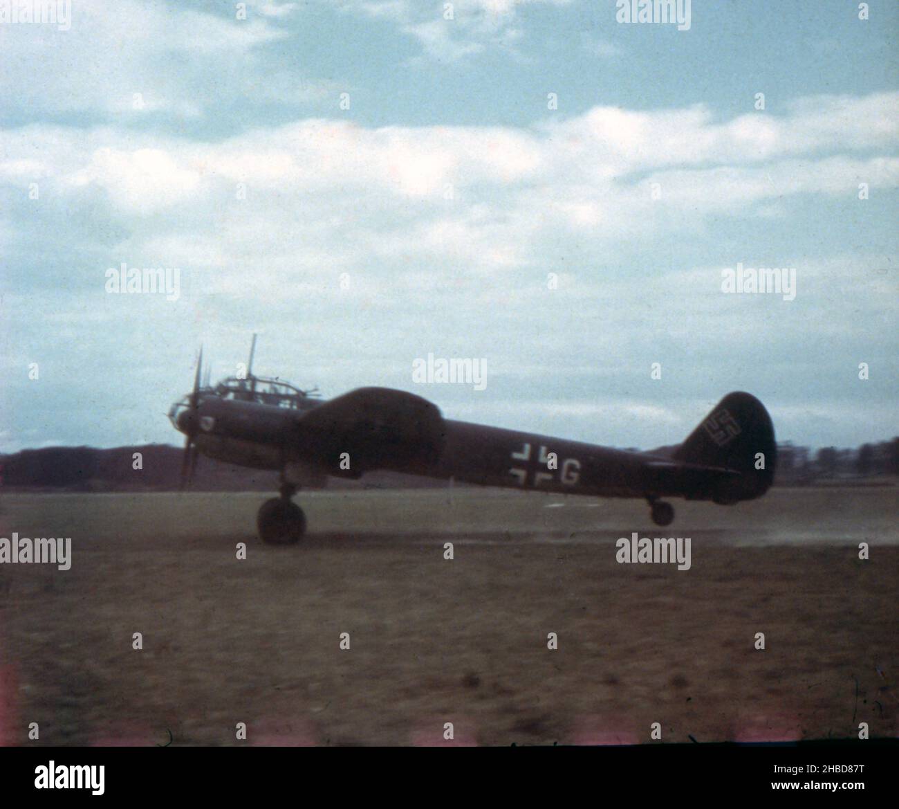 2. Weltkrieg Wehrmacht Luftwaffe Junkes Ju 88 - 2nd Weltkrieg Deutsche Luftwaffe Luftwaffe Junkes Ju 88 Stockfoto