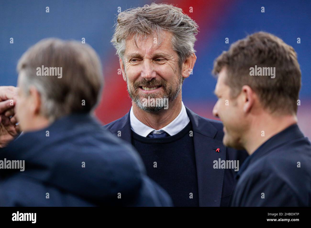 ROTTERDAM, NIEDERLANDE - 19. DEZEMBER: Während des niederländischen Eredivisie-Spiels zwischen Feyenoord Rotterdam und AFC Ajax Amsterdam am 19. Dezember 2021 im Stadion Feijenoord De Kuip in Rotterdam, Niederlande (Foto: Peter Lous/Orange Picts) Stockfoto