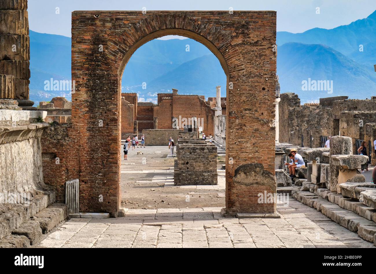 Bei Einem Vulkanausbruch Zerstörte Römische Stadt www.alamy.de