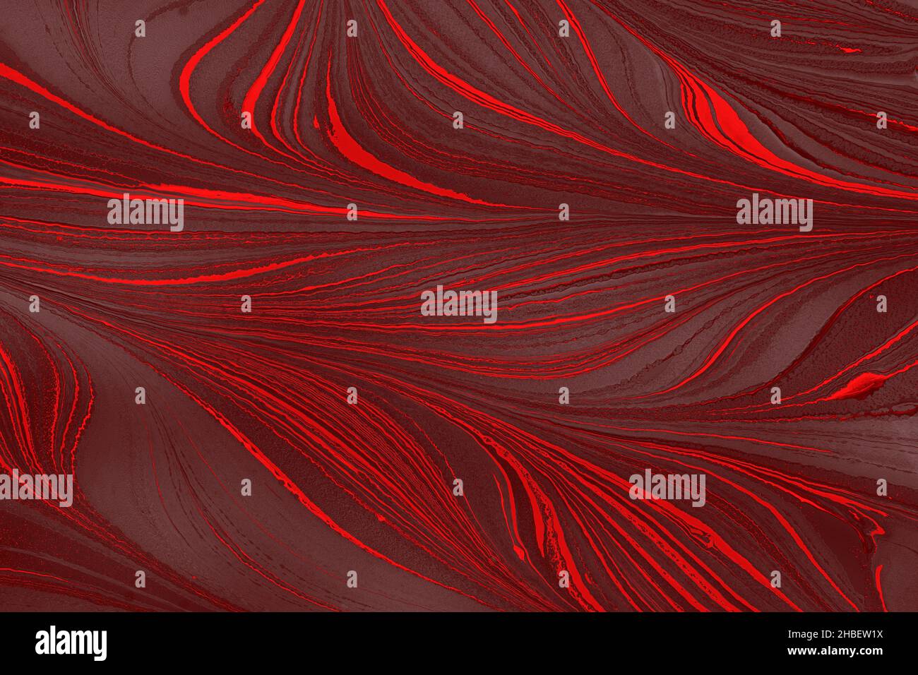 Ein abstrakter, lebendiger Hintergrund mit roten Linien Stockfoto