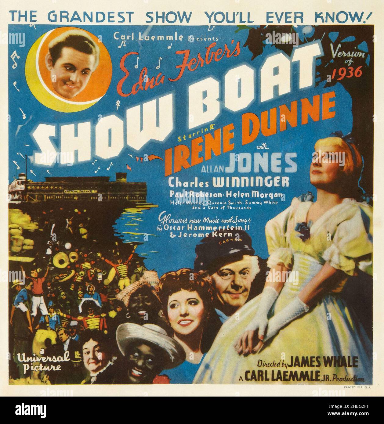 IRENE DUNNE im SHOWBOOT (1936), Regie James WHALE. Kredit: UNIVERSALBILDER / Album Stockfoto