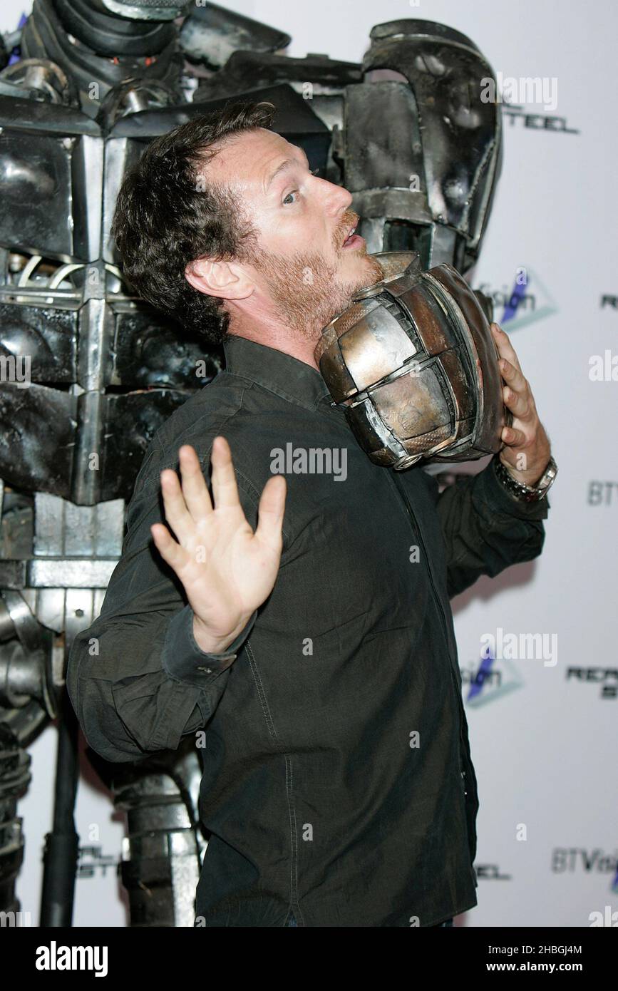 Nick Moran kommt bei der Real Steel Preview-Vorführung im BT Tower in London an Stockfoto