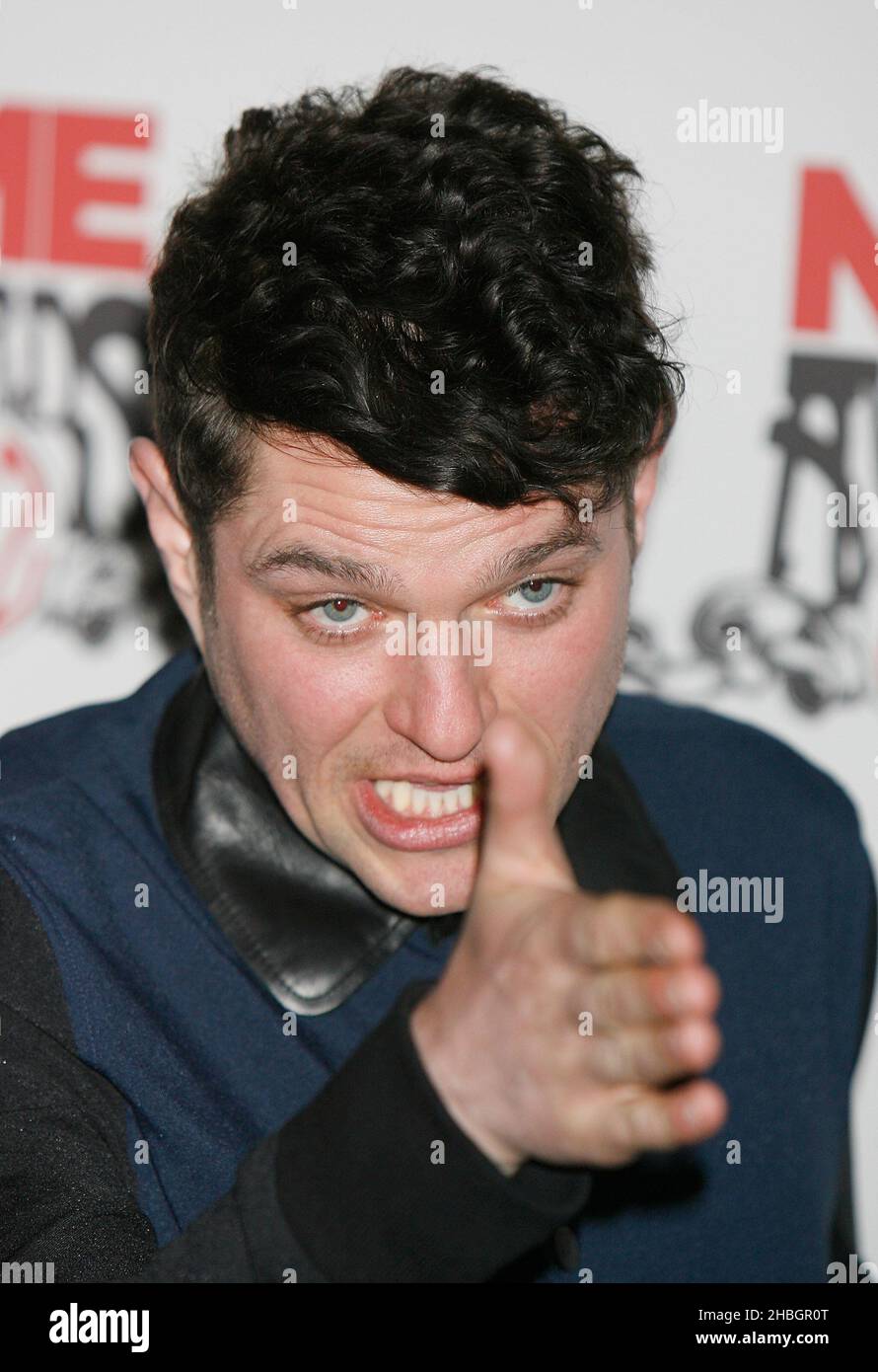 Mathew Horne bei den NME Awards auf der Brixton Academy 02 in London Stockfoto