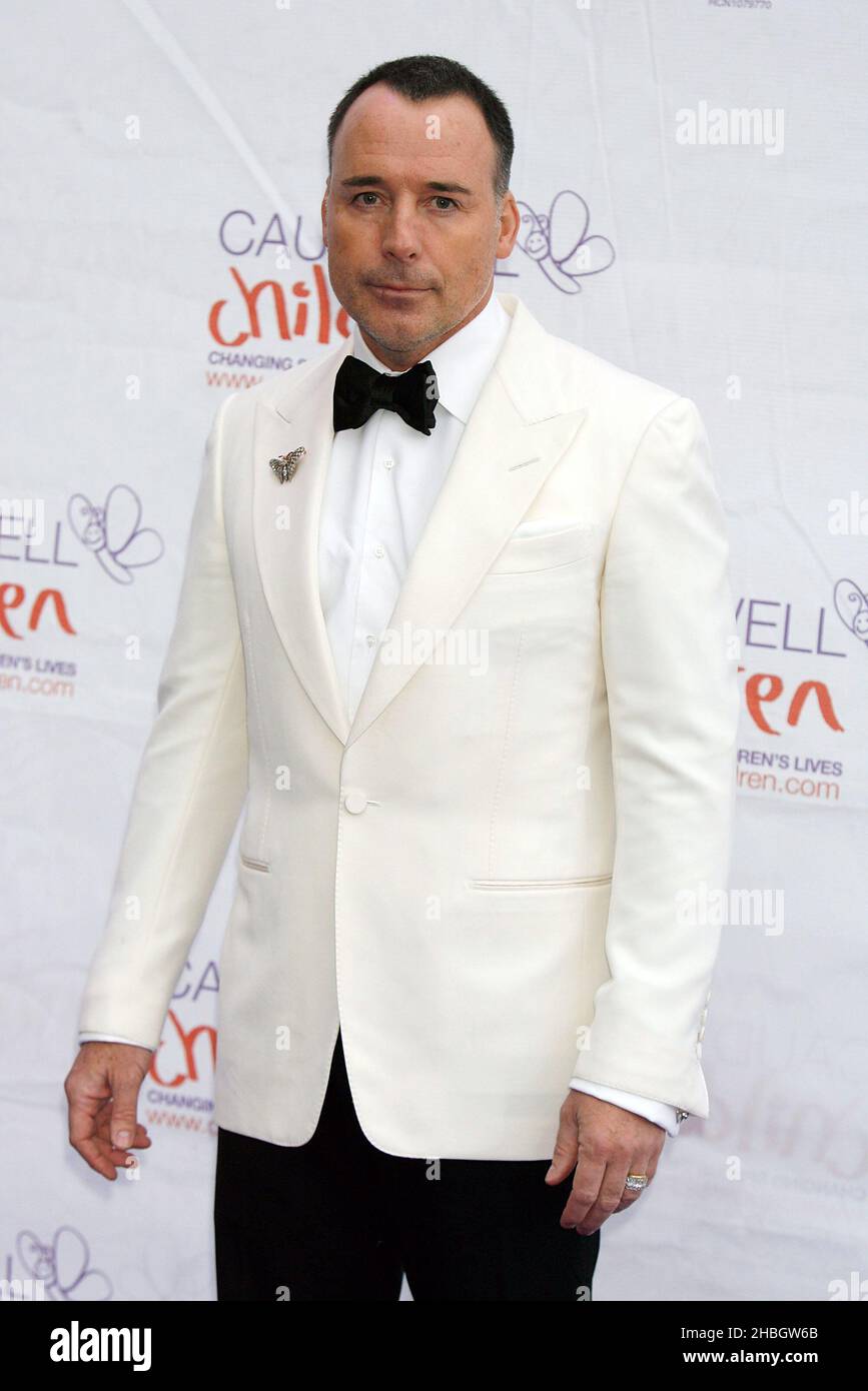 David Furnish bei der Ankunft am Caudwall Children Butterfly Ball in Battersea Evolution, London. Stockfoto