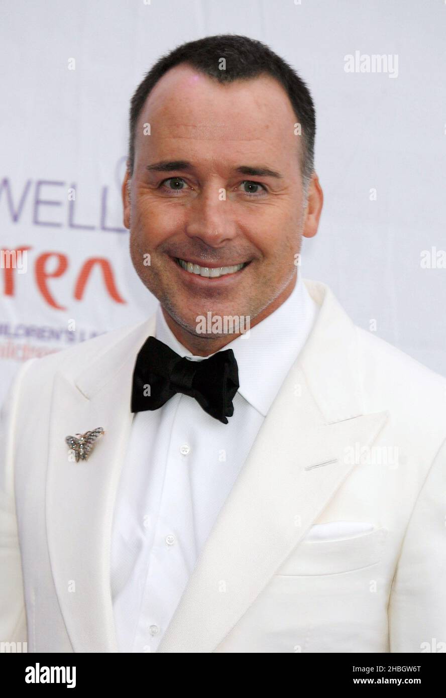 David Furnish bei der Ankunft am Caudwall Children Butterfly Ball in Battersea Evolution, London. Stockfoto
