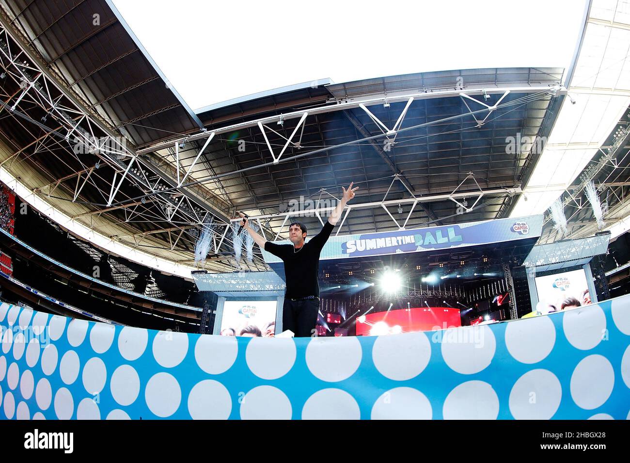 Beispiel tritt am 9. Juni 2012 beim Capital Summertime Ball im Wembley StadiumLondon auf. Stockfoto