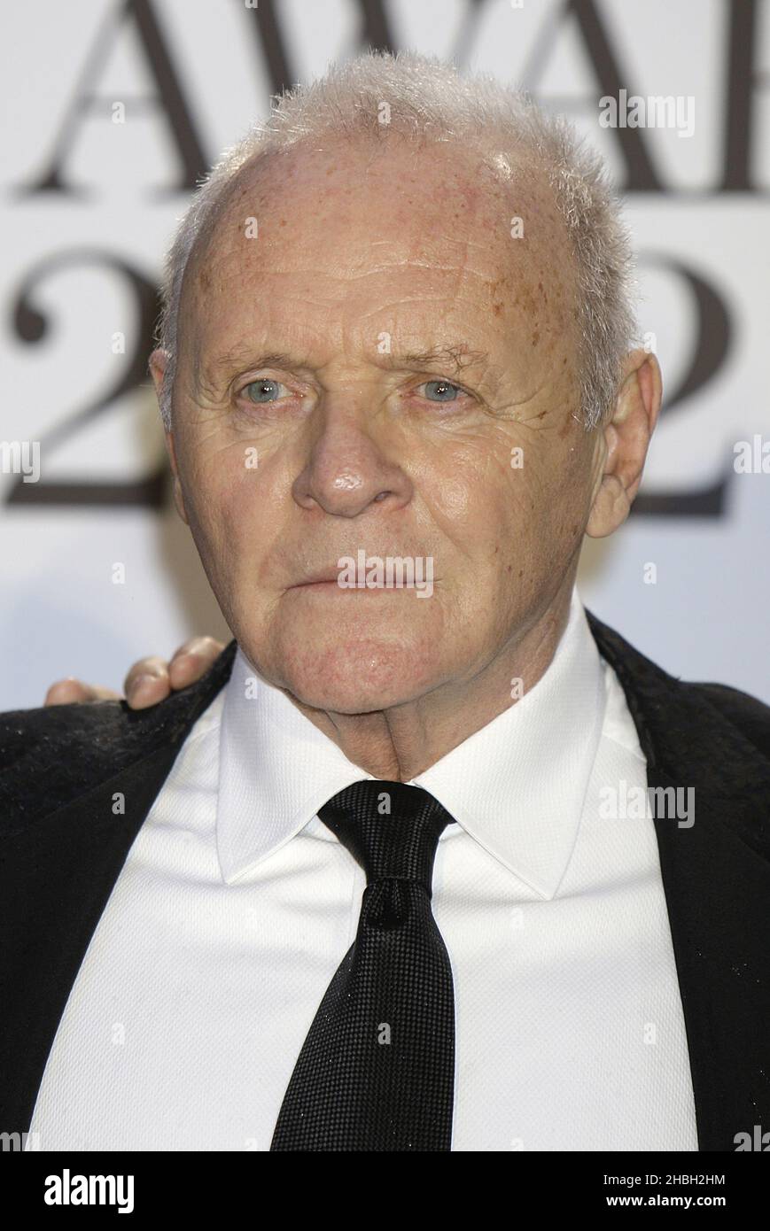 Sir Anthony Hopkins bei den Classic Brit Awards 2012 in der Royal Albert Hall Stockfoto