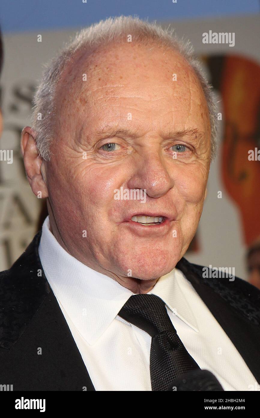 Sir Anthony Hopkins nimmt an den Classic Brit Awards 2012 in der Royal Albert Hall, London, Teil Stockfoto