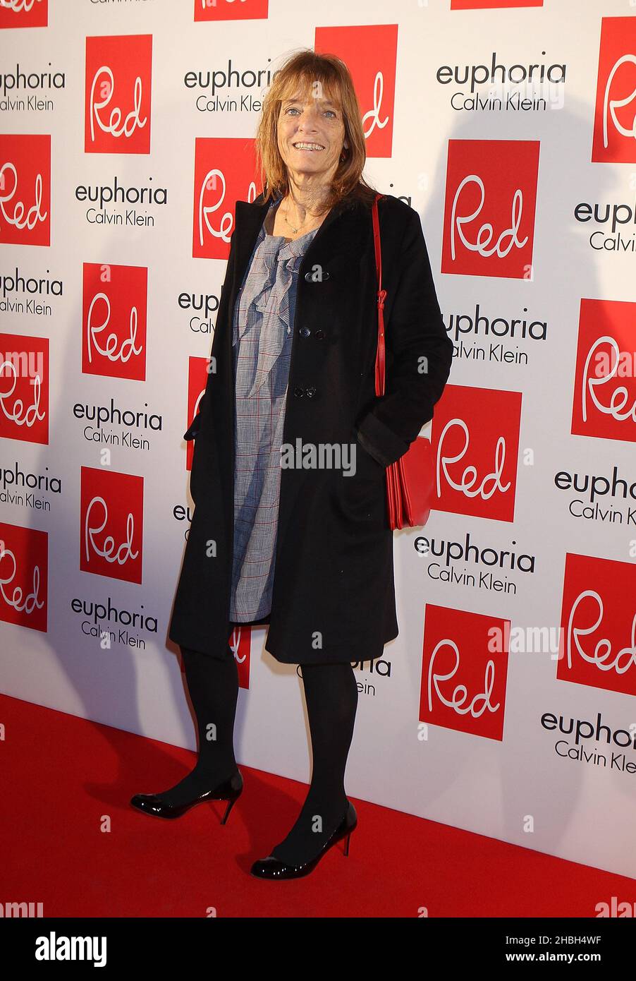 Ruth Rogers nimmt an den Red's Magazine Red Hot Women Awards in Zusammenarbeit mit Calvin Klein, der euforia, bei One Marylebone, London Teil. Stockfoto