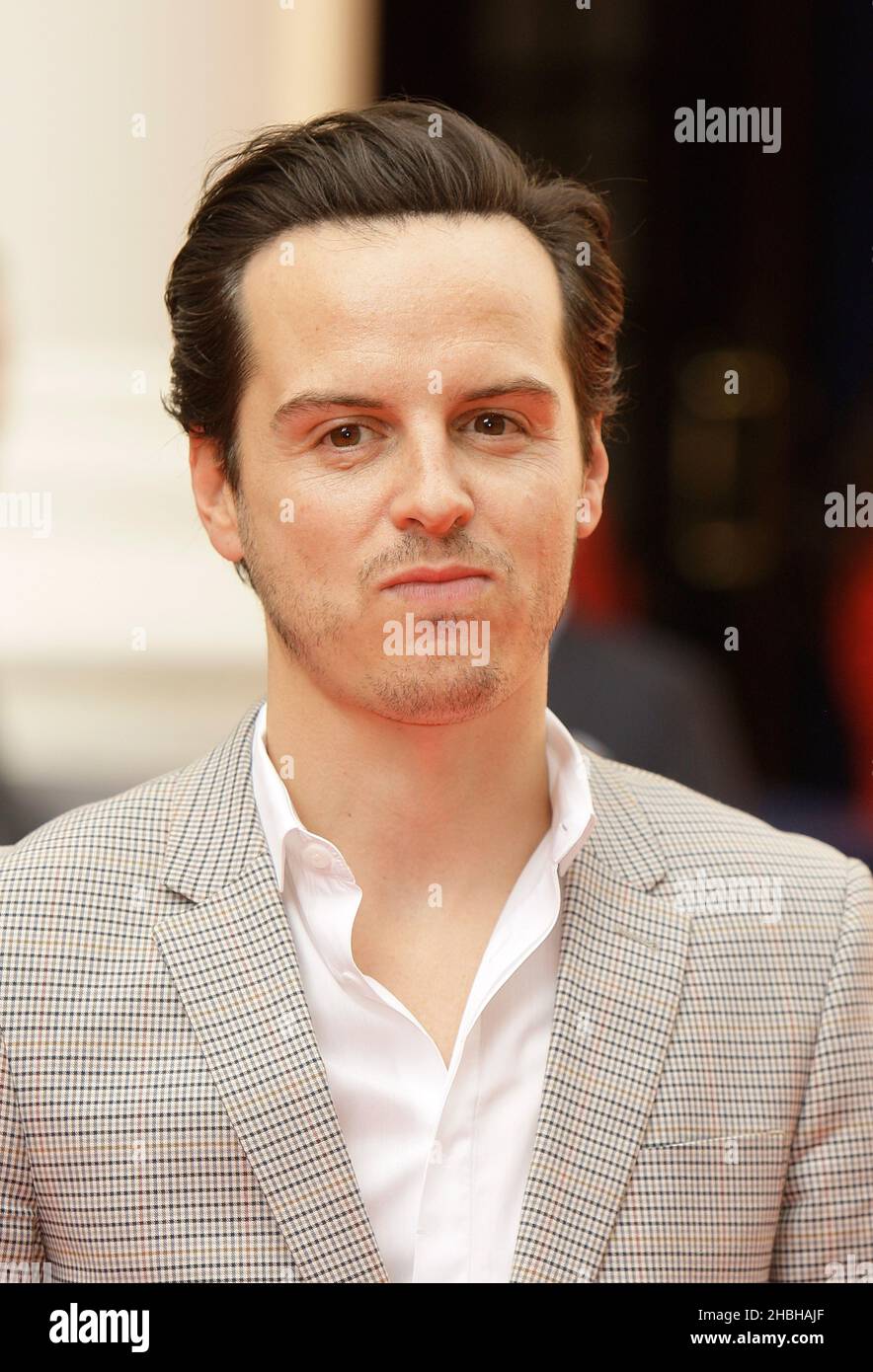 Andrew Scott bei der Charlie and the Chocolate Factory Opening Night im Theatre Royal Drury Lane in London. Stockfoto