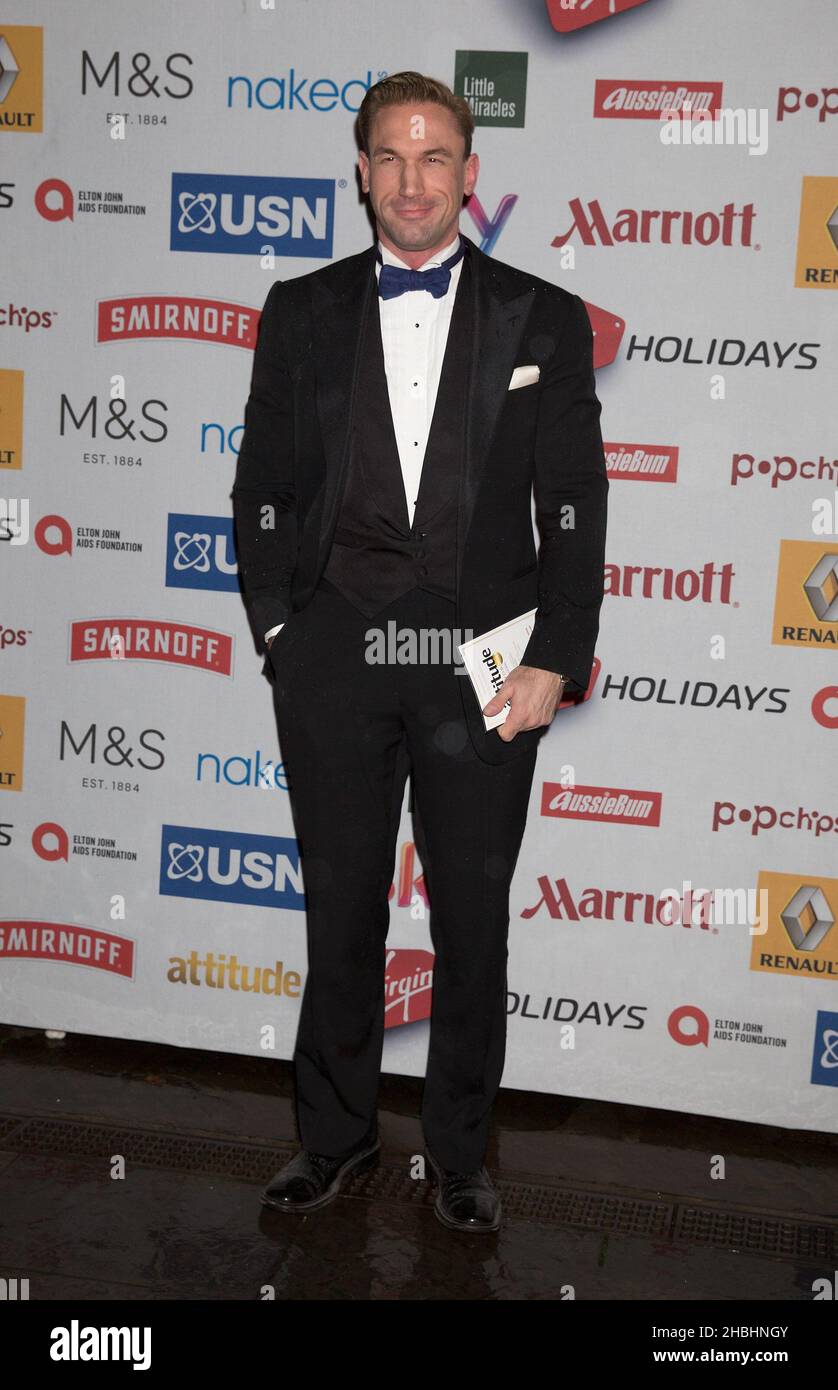 Dr. Christian Jessen bei den Attitude Awards in der Banqueting Hall in Whitehall, Central London. Stockfoto