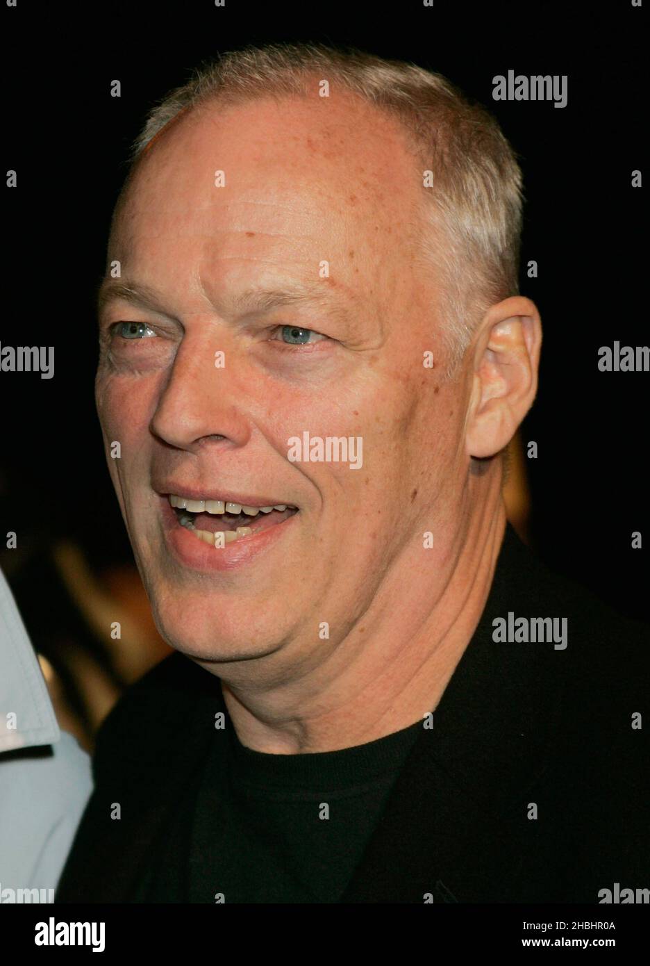 Dave Gilmour und Frau Polly Samson kommen bei den Hall of Fame Awards im Alexandra Palace in Nord-London an. Stockfoto