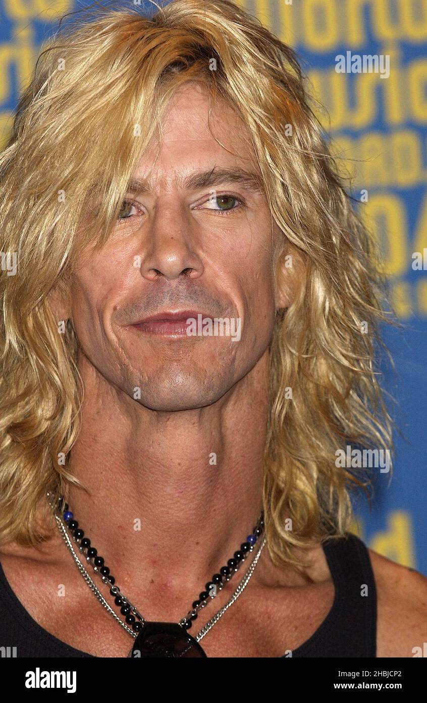 Duff McKagan von Velvet Revolver bei den World Music Awards 2004 in Las Vegas, USA. Stockfoto