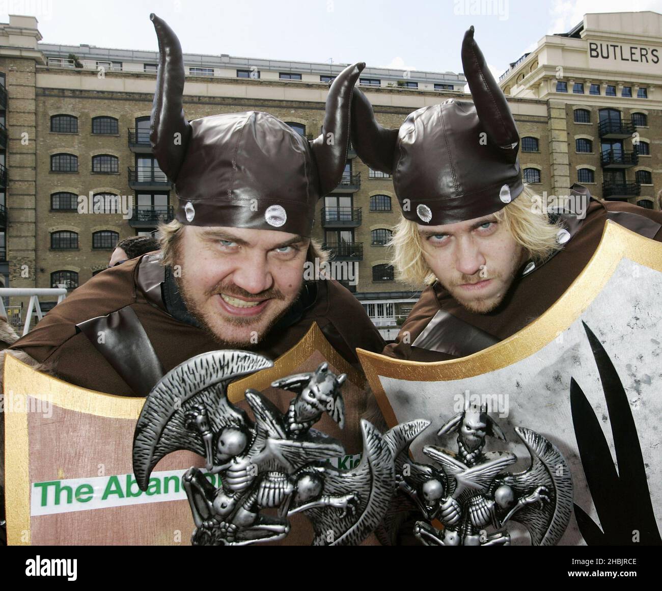 Vikings beim Start der Metal Hammer Golden Gods Awards. Stockfoto