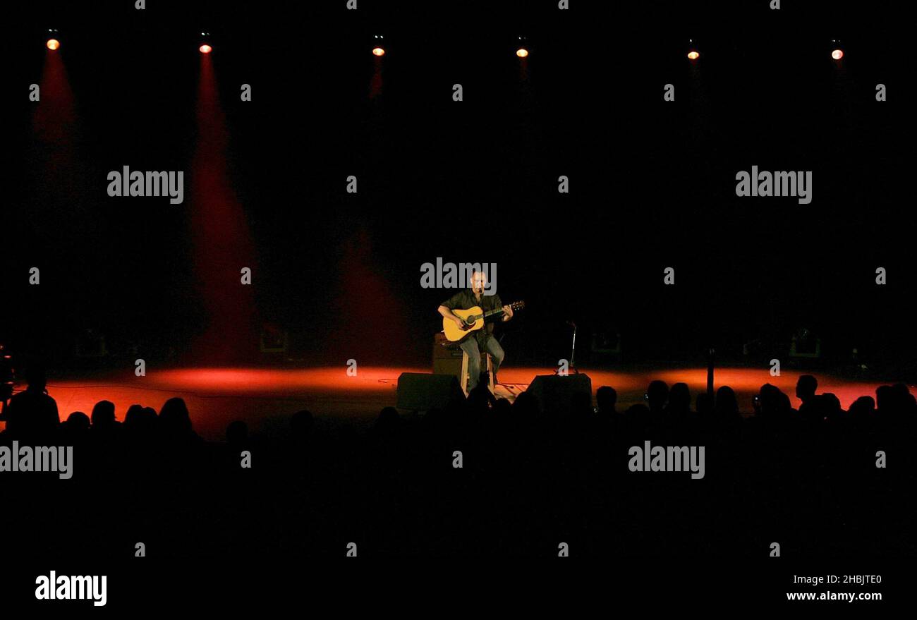 Dave Matthews auf der Bühne. Stockfoto