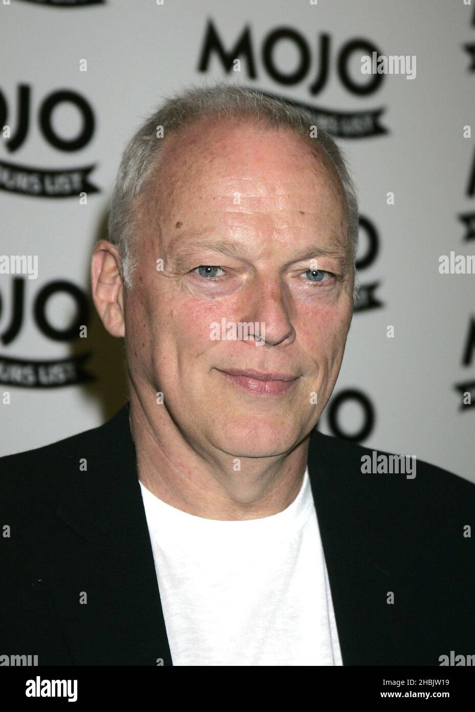 Dave Gilmour bei der Ankunft. Stockfoto