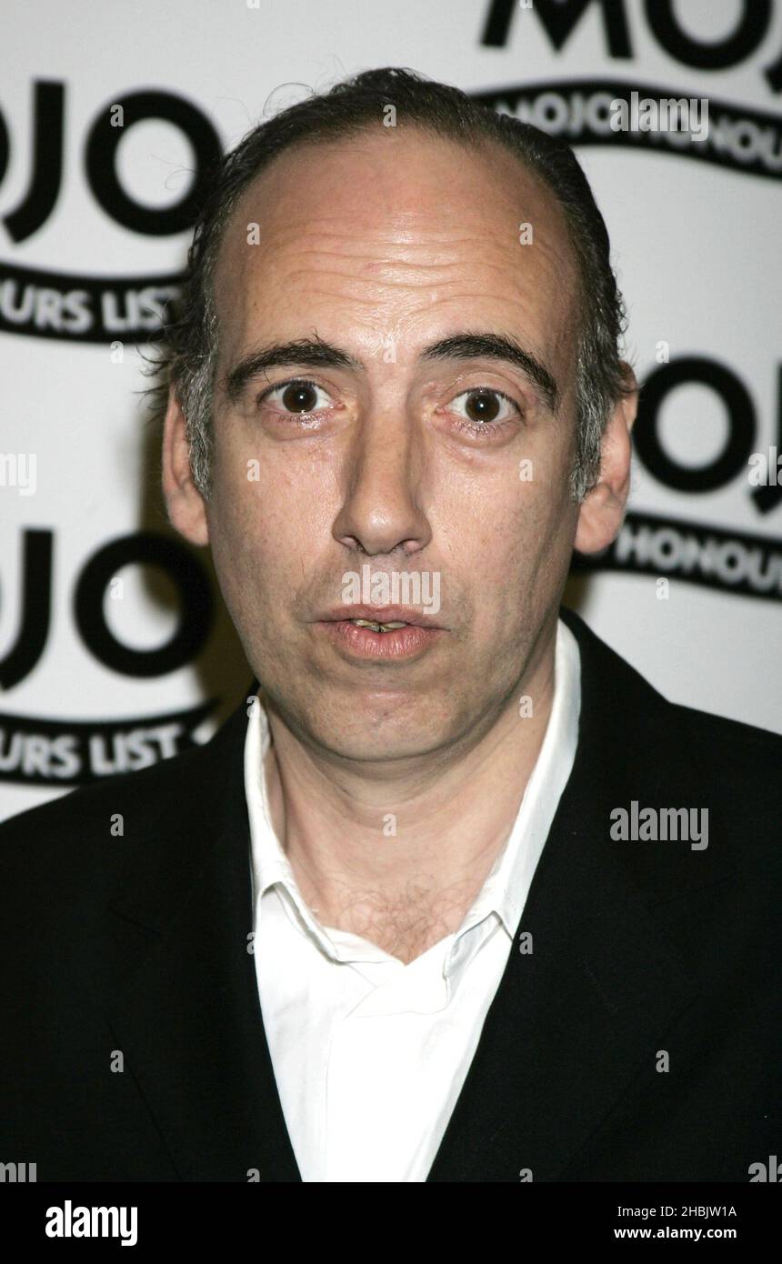 Mick Jones von The Clash kommt. Stockfoto