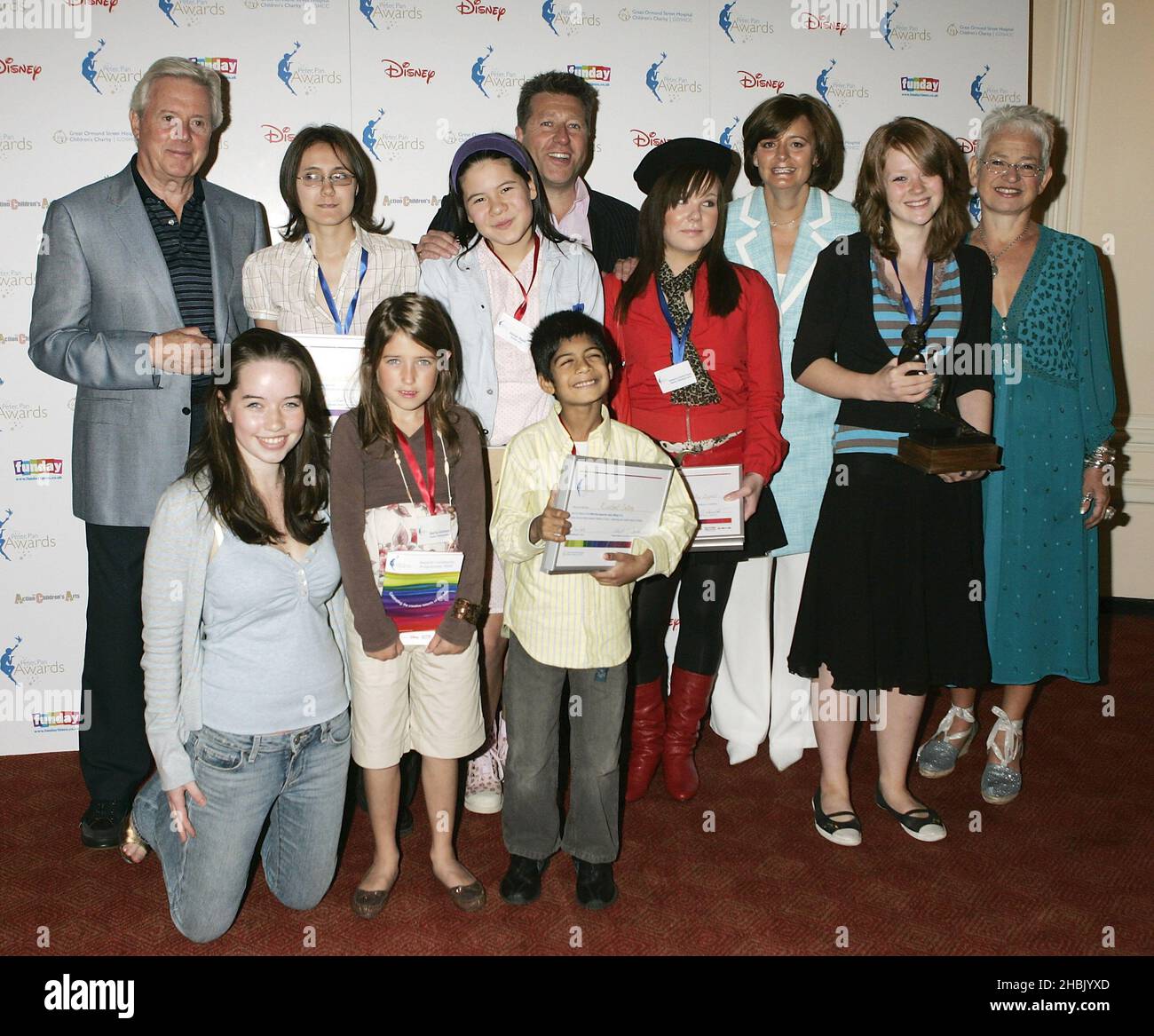 Prominente und Gewinner der Peter Pan Awards, die im Waldorf Hilton im Zentrum von London verliehen wurden. Bilddatum: Freitag, 8.. September 2006. Unterhaltung Stockfoto